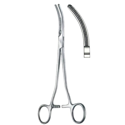 Rogers Parametrium Forceps BJ Curved 22cm/8 3/4