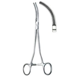 Rogers Parametrium Forceps BJ Full Curved 21.5cm/8 1/2