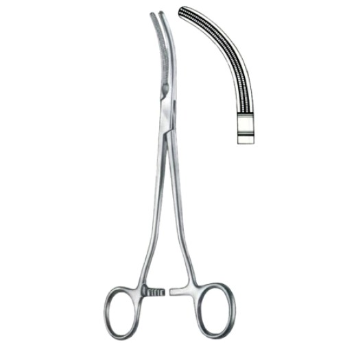 Rogers Parametrium Forceps BJ Full Curved 24cm/9 1/2