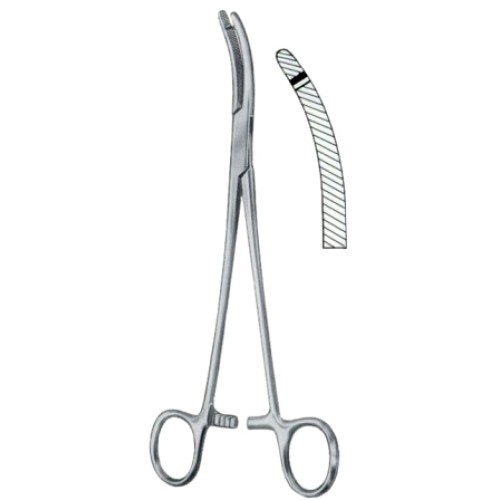 Heaney-Slim Hysterectomy Forceps BJ 21cm/8 1/4