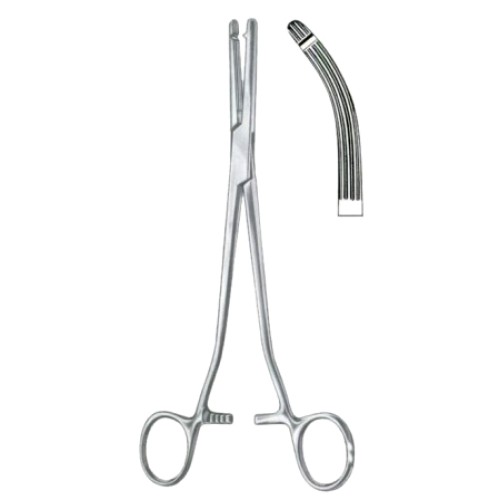 Heaney-Ballentine Hysterectomy Forceps BJ Curved 21cm/8 1/4