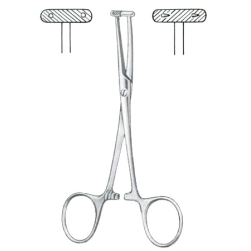 Martel Scalp Flap Forceps SJ 14cm/5 1/2