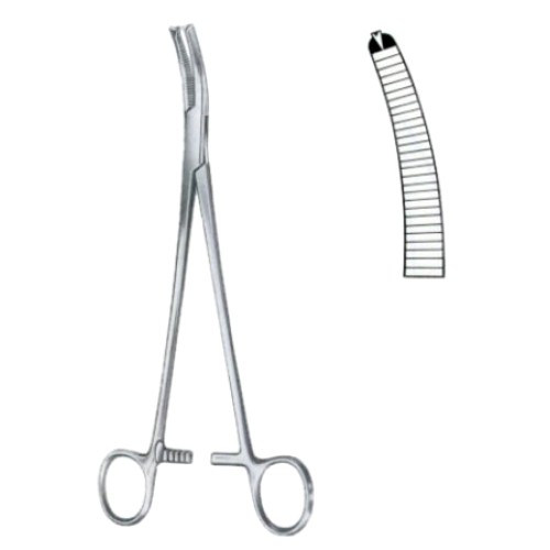 Wertheim Vaginal Forceps BJ Slightly Curved 22cm/8 3/4