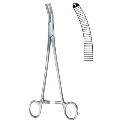 Wertheim Vaginal Forceps BJ More Curved 22cm/8 3/4