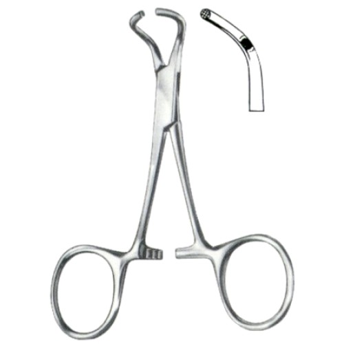 Tohoku Towel Forceps BJ 10cm/4