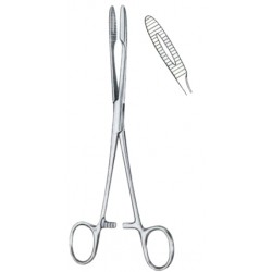 Gross-Maier Polypus Forceps BJ Curved  25cm/10