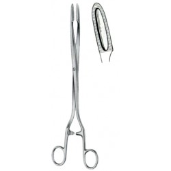 Sims-Maier Dressing Forceps SJ Curved 28cm/11