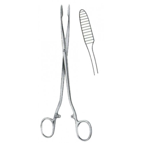 Duplay Dressing Forceps SJ Curved 20cm/8