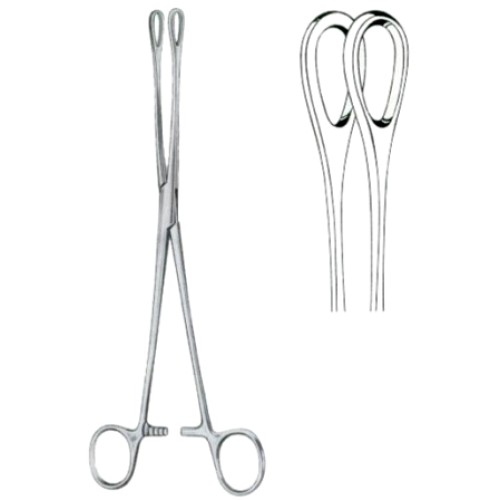 Foerster Sponge Holding Forceps BJ Straight 24cm/9 1/2