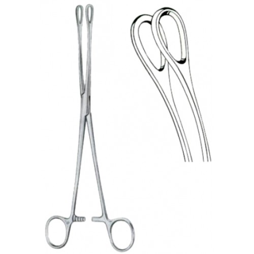 Foerster Sponge Holding Forceps BJ Curved 18cm/7