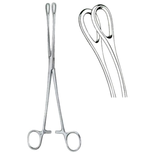 Foerster Sponge Holding Forceps BJ Curved 24cm/9 1/2