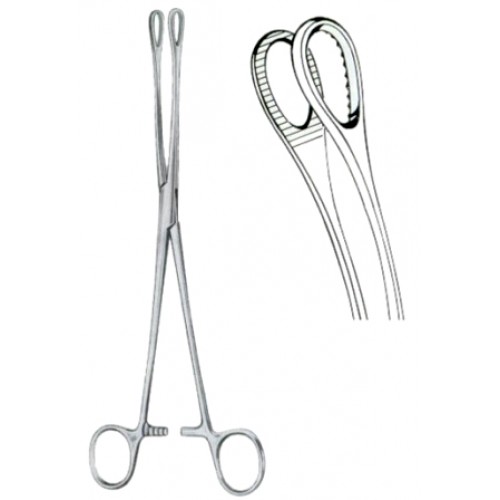 Foerster Sponge Holding Forceps BJ Curved 24cm/9 1/2