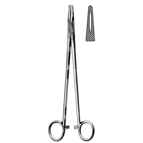 Hegar Needle Holder grooved 20cm