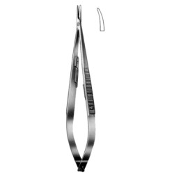 Castroviejo Micro Needle Holders Curved 14cm/5 1/2