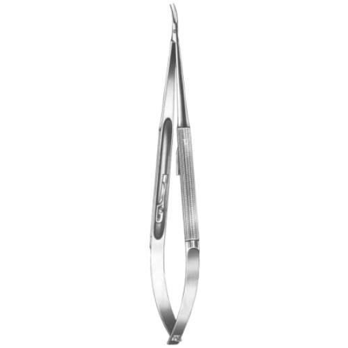 Micro Needle Holders Curved 18.5cm/7 1/4