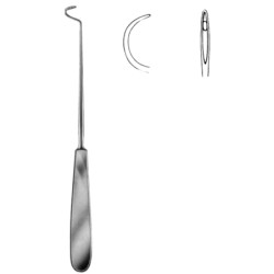 Deschamps-Standard Ligature Needles Blunt 20cm/8