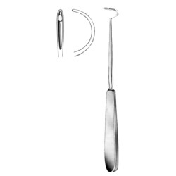 Deschamps Ligature Needles Blunt 21cm/8 1/4