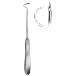 Deschamps Ligature Needles Sharp 21cm/8 1/4