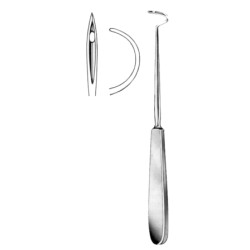 Deschamps Ligature Needles Sharp 21cm/8 1/4