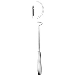 Deschamps Ligature Needles Blunt 24cm/9 1/2