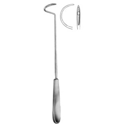 Deschamps Ligature Needles Sharp 27cm/10 1/2