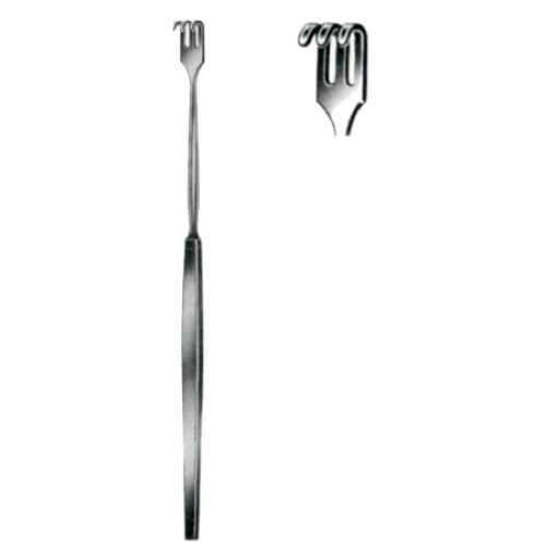 Wound Retractors Blunt  3 Prongs 16cm/6 1/4