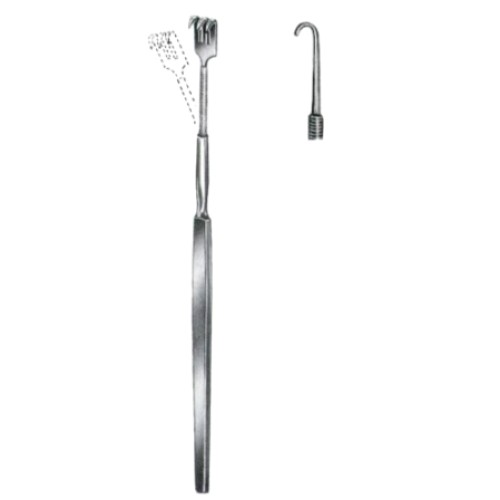 Wound Retractors Blunt 1 Prong 16cm/6 1/4