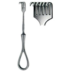 Volkmann Trachea Retractors Sharp 6 Prongs 11cm/4 1/2