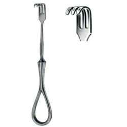 Volkmann Trachea Retractors Blunt 3 Prongs 11cm/4 1/2