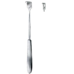 Volkmann Retractors Semi-Sharp 2 Prongs 9x8mm 23cm/9