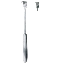 Volkmann Retractors Semi-Sharp 3 Prongs 9x13mm 23cm/9