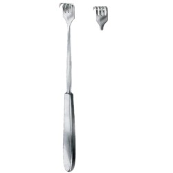 Volkmann Retractors Semi-Sharp 4 prongs 9x19mm 23cm/9