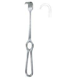 Kocher Retractors Semi-Sharp 1 Prong 21.5cm/8 1/2