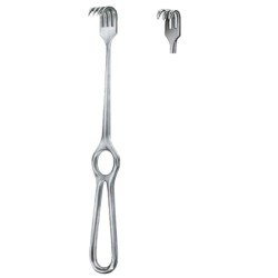 Kocher Retractors Semi-Sharp 3 Prongs 15x15mm 21.5cm/8 1/2