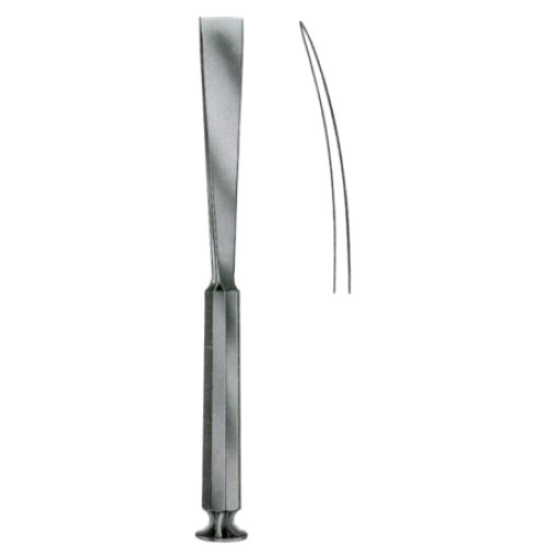 Tessier Osteotome for Maxillofacial Surgery Curved 10mm 20.5cm/8