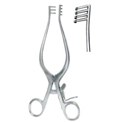 Weitlaner Retractors 3x4 Teeth Blunt 25cm/10