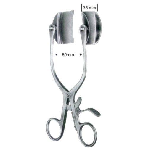 Baby-Collin Abdominal Retractors Complete with Lateral Blades