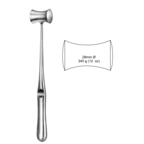 Williger B/Mallet lead filled 340g, 28mm,24cm