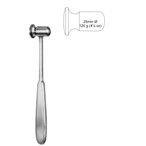 Doyen Bone Mallet dia 25mm, 120g, 21cm