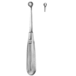 Bruns Bone Curettes 17cm/6 3/4