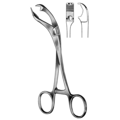 Verbrugge Bone Holding Forceps CJ 17.5cm/7