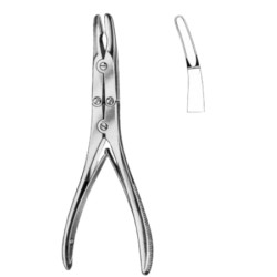 Bohler Bone Rongeur Forceps Curved M/Action 15cm/6