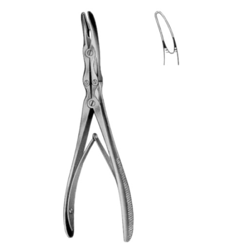 Zaufal-Jansen Bone Rongeur Forceps M/Action 18cm/7