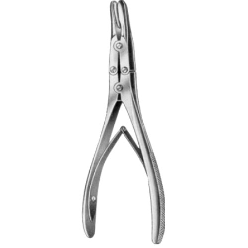 Ruskin Bone Rongeur Forceps Straight M/Action 18cm/7