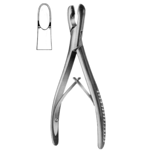 Luer Bone Rongeur Forceps BJ  Straight 17cm/6 3/4