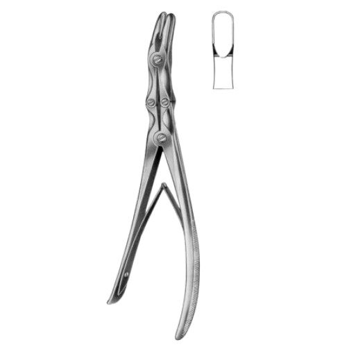 Leksell Bone Rongeur Forceps 3mm M/Action 23cm/9