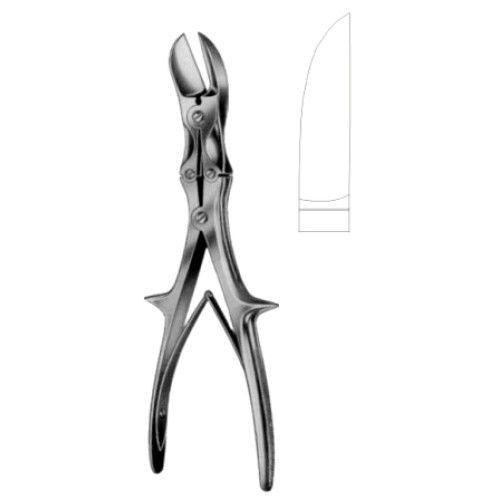 Stille-Liston Bone Cutting Forceps Angled M/Action 27cm/10 1/2