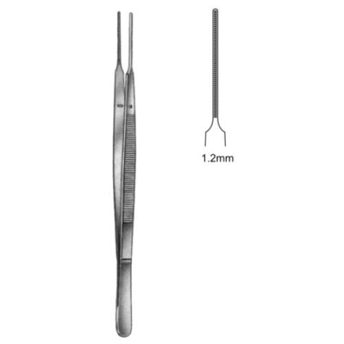 DeBakey-Gerald Tissue Fcps Atrauma 1.0mm 18cm