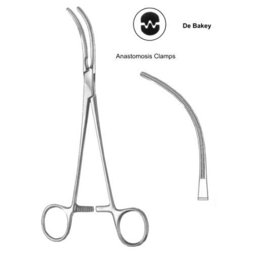 Glover(Potts) Atrauma Anastomosis Clamps BJ 21cm/8 1/4