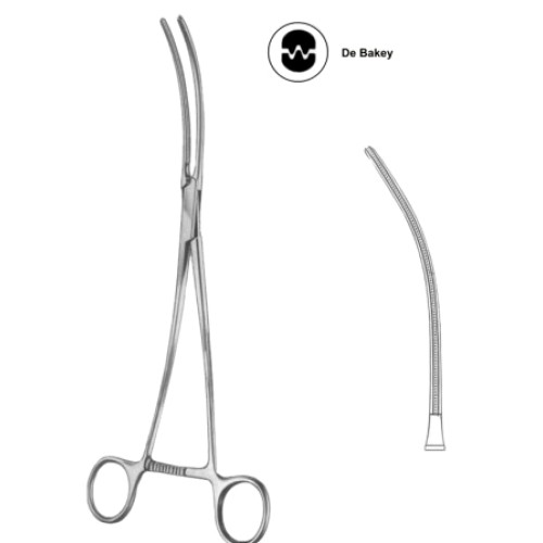 De Bakey Atrauma Aortic Aneurysm Clamps BJ 24cm/9 1/2